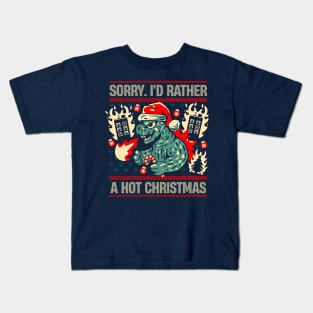 Godzilla Christmas Kids T-Shirt